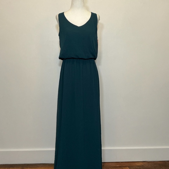 Show Me Your Mumu Kendra Maxi Dress in Emerald Green Size Small NWT - Picture 3 of 11